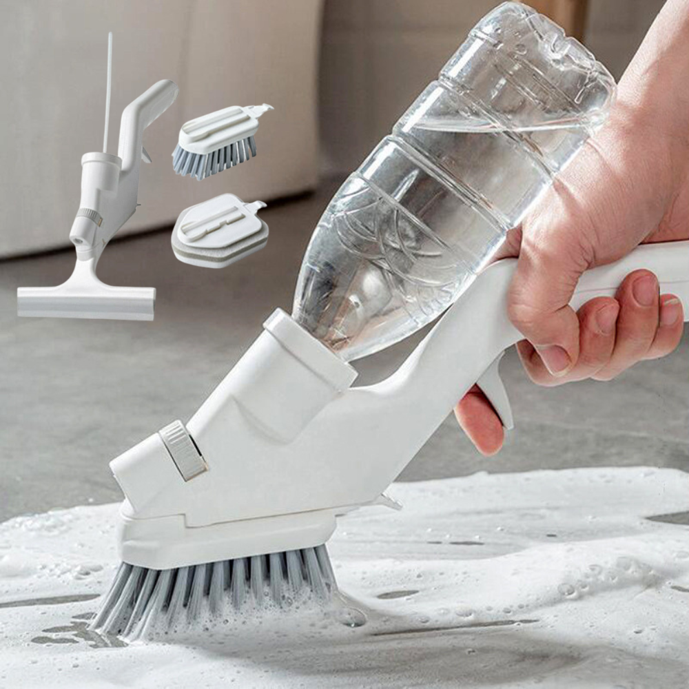 4-in-1 Bathroom Floor & Wall Cleaning Tool