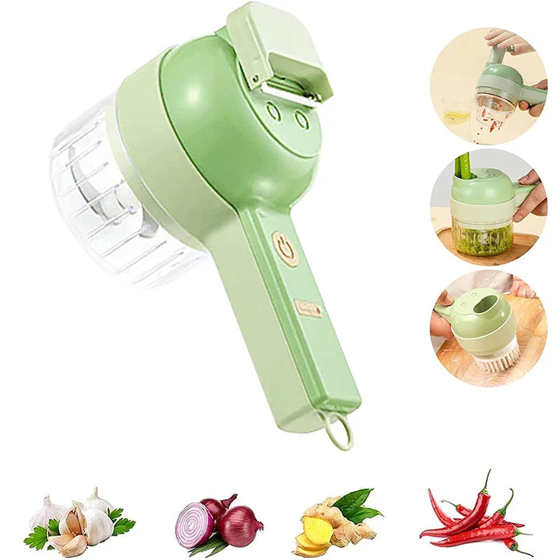 4-in-1 Cordless Electric Food Chopper