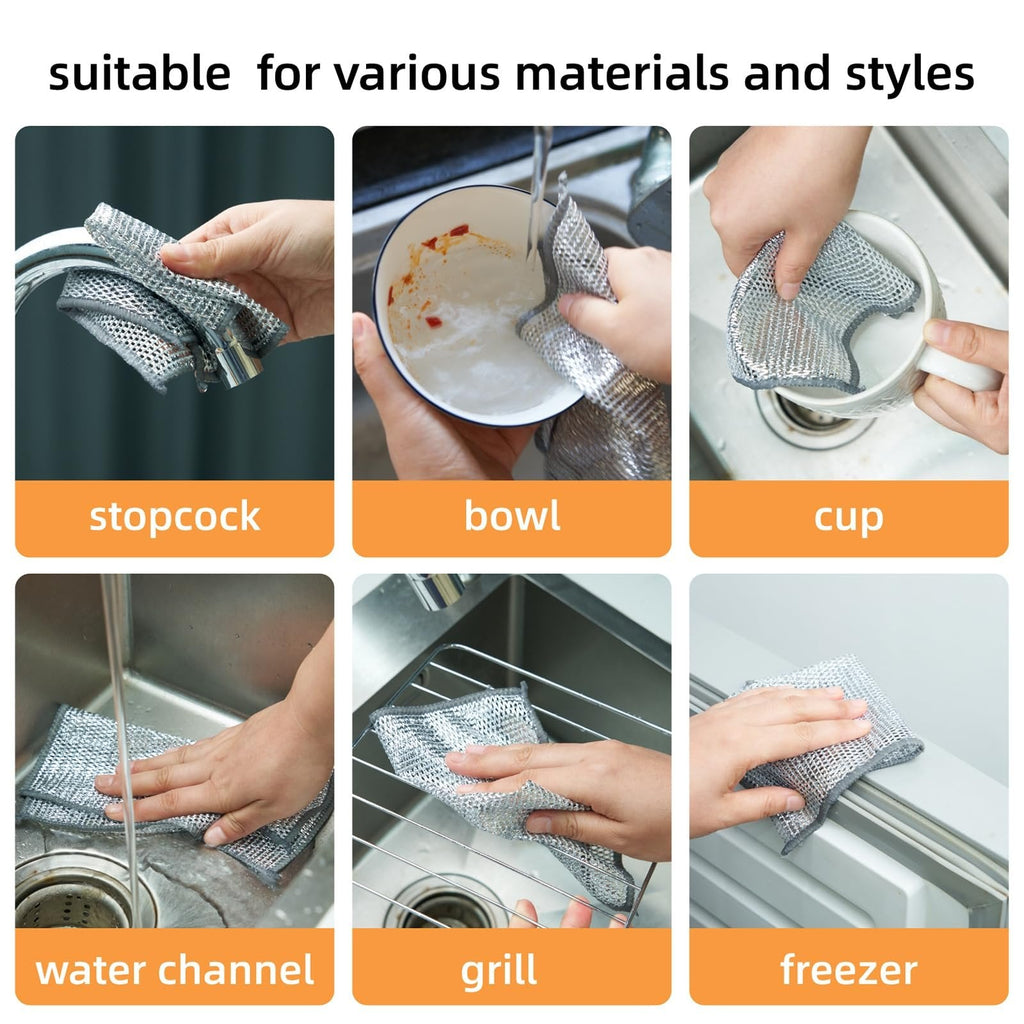 20-Pack Reusable Cleaning Cloths