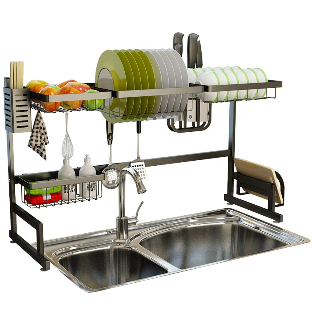 Stainless Steel Over-Sink Dish Drying Rack