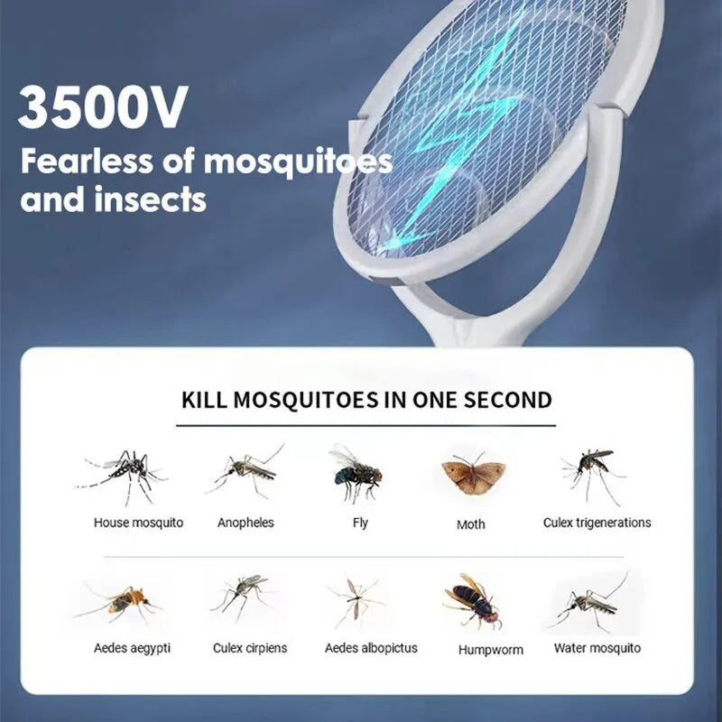 5-in-1 Rechargeable Bug Zapper Racket
