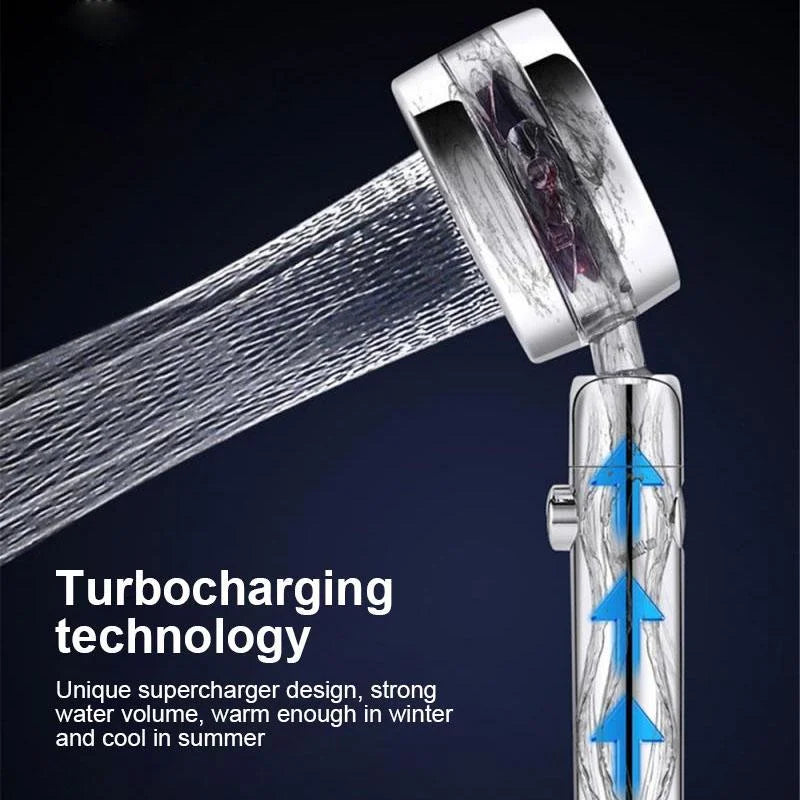 360° Rotatable High-Pressure Shower Head