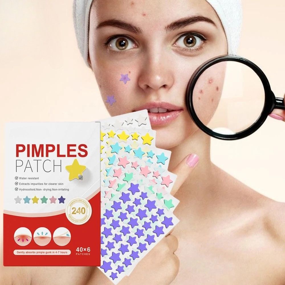 240-Pack Cute Colourful Pimple Patches