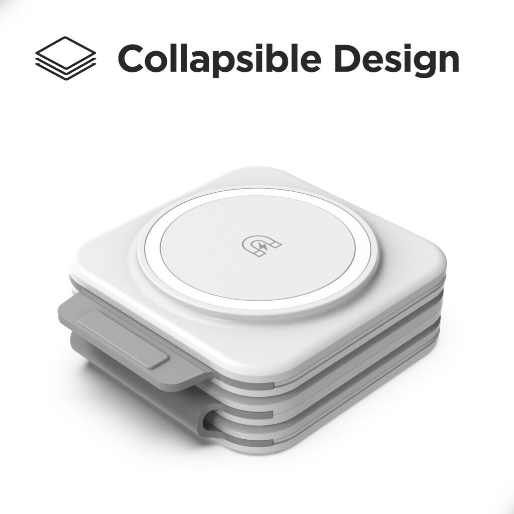 3-in-1 Foldable Wireless Travel Charger