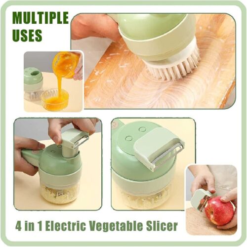 4-in-1 Cordless Electric Food Chopper