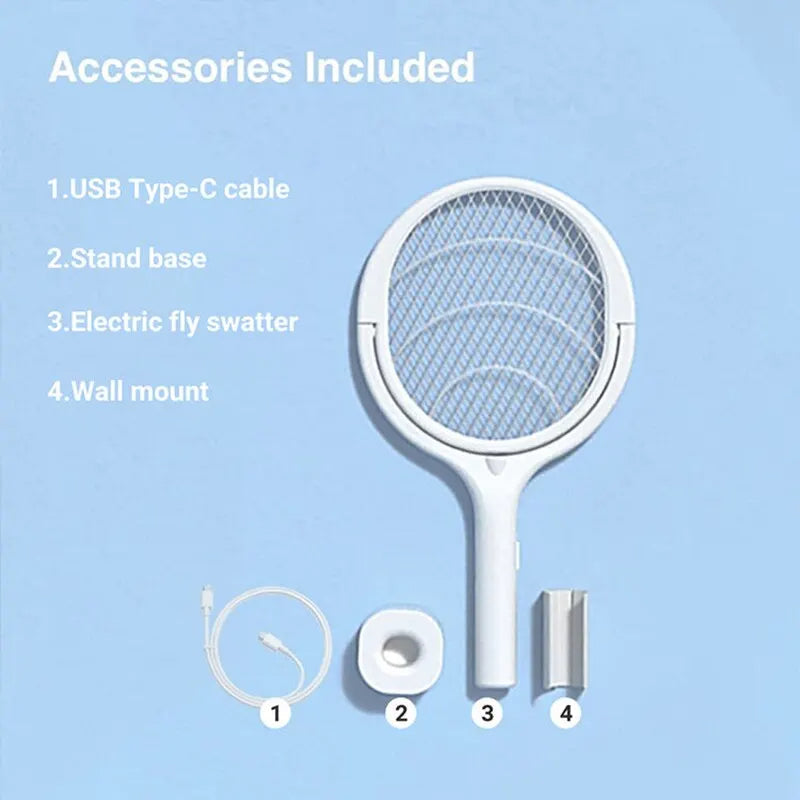 5-in-1 Rechargeable Bug Zapper Racket