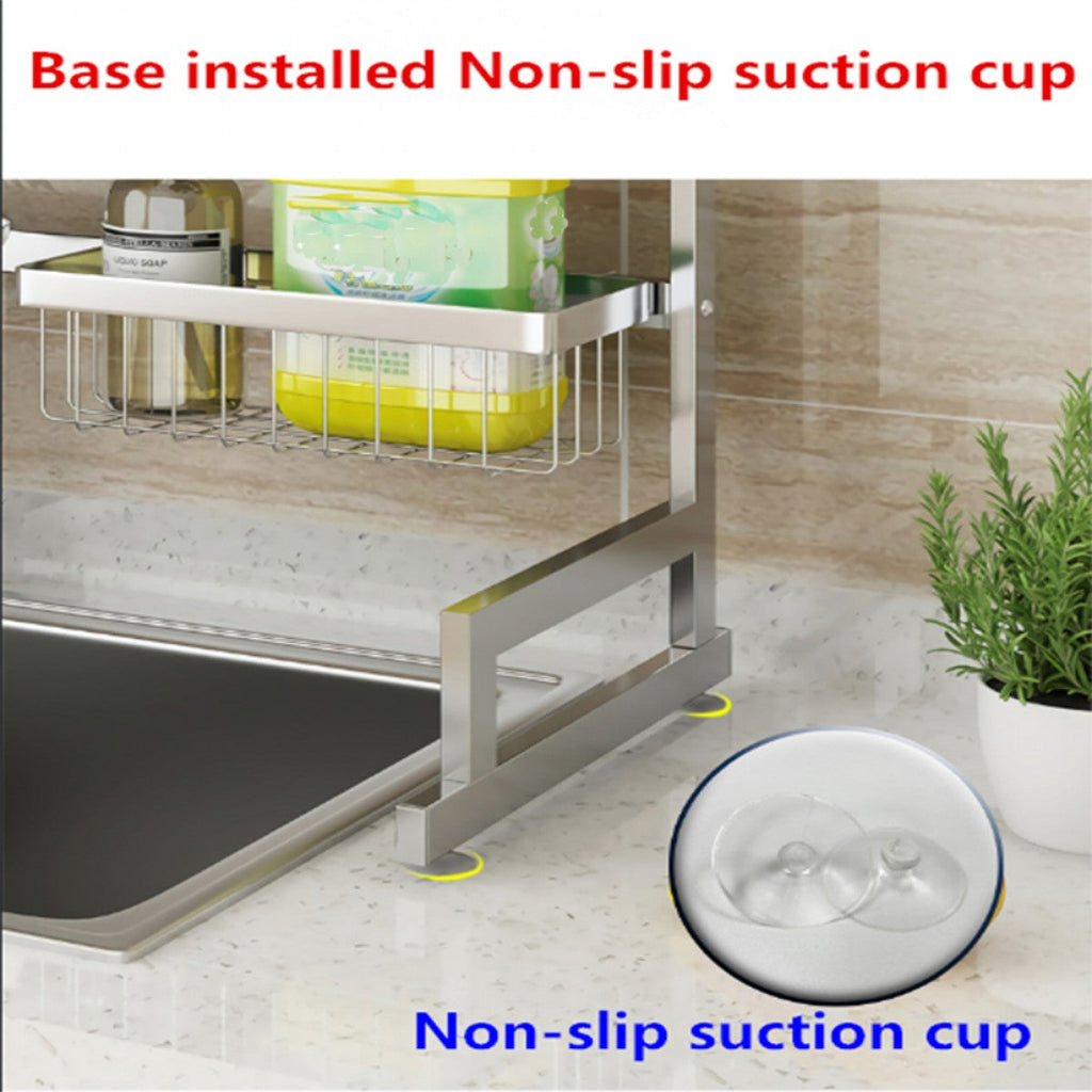 Stainless Steel Over-Sink Dish Drying Rack