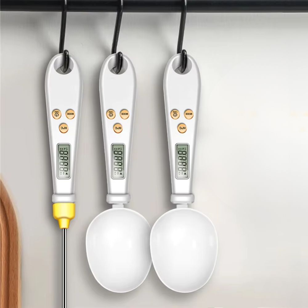 2-in-1 Digital Spoon Scale & Food Thermometer