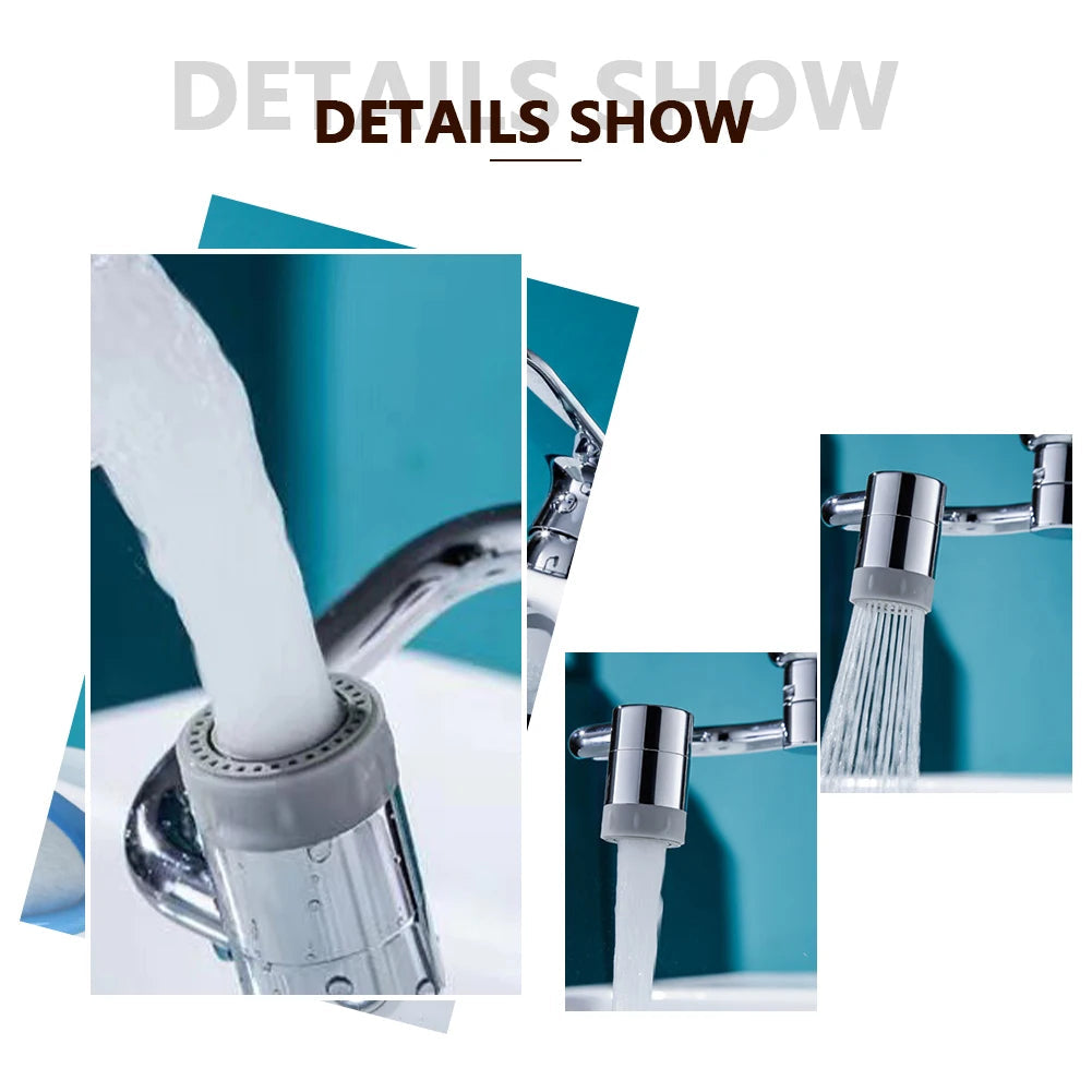 1080-Degree Rotating Universal Faucet Extender