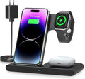 3-in-1 Wireless Charging Stand for Phone, Watch & Earbuds