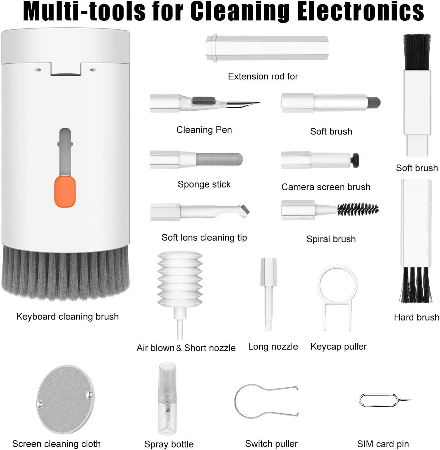 20-in-1 Keyboard & Earbuds Cleaning Kit