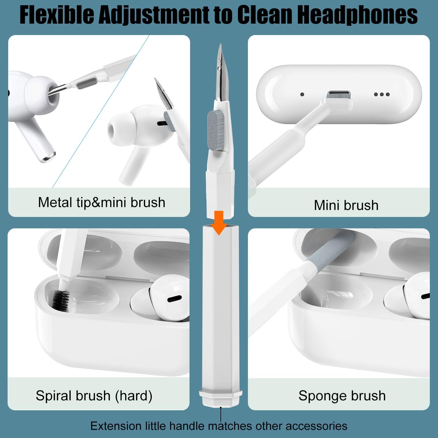 20-in-1 Keyboard & Earbuds Cleaning Kit