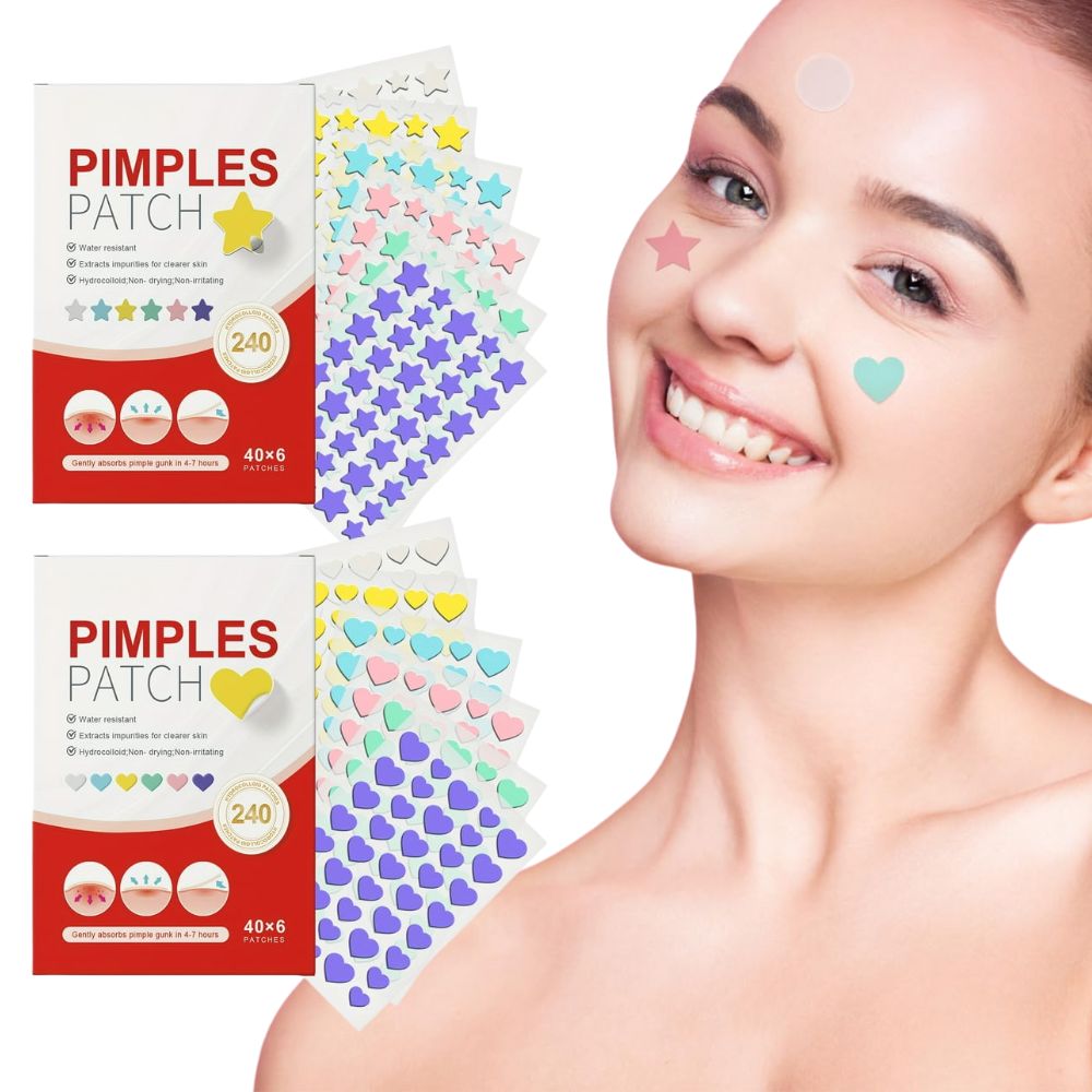 240-Pack Cute Colourful Pimple Patches