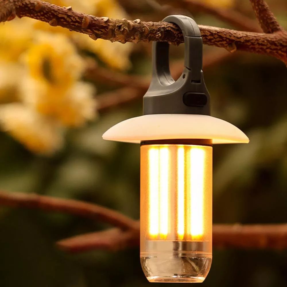 2-Pack LED Rechargeable Camping Lantern & Tent Light