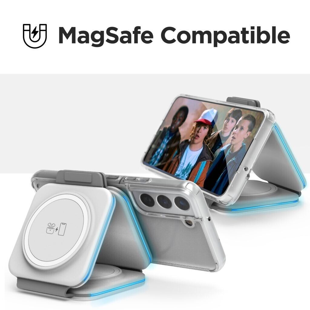 3-in-1 Foldable Wireless Travel Charger
