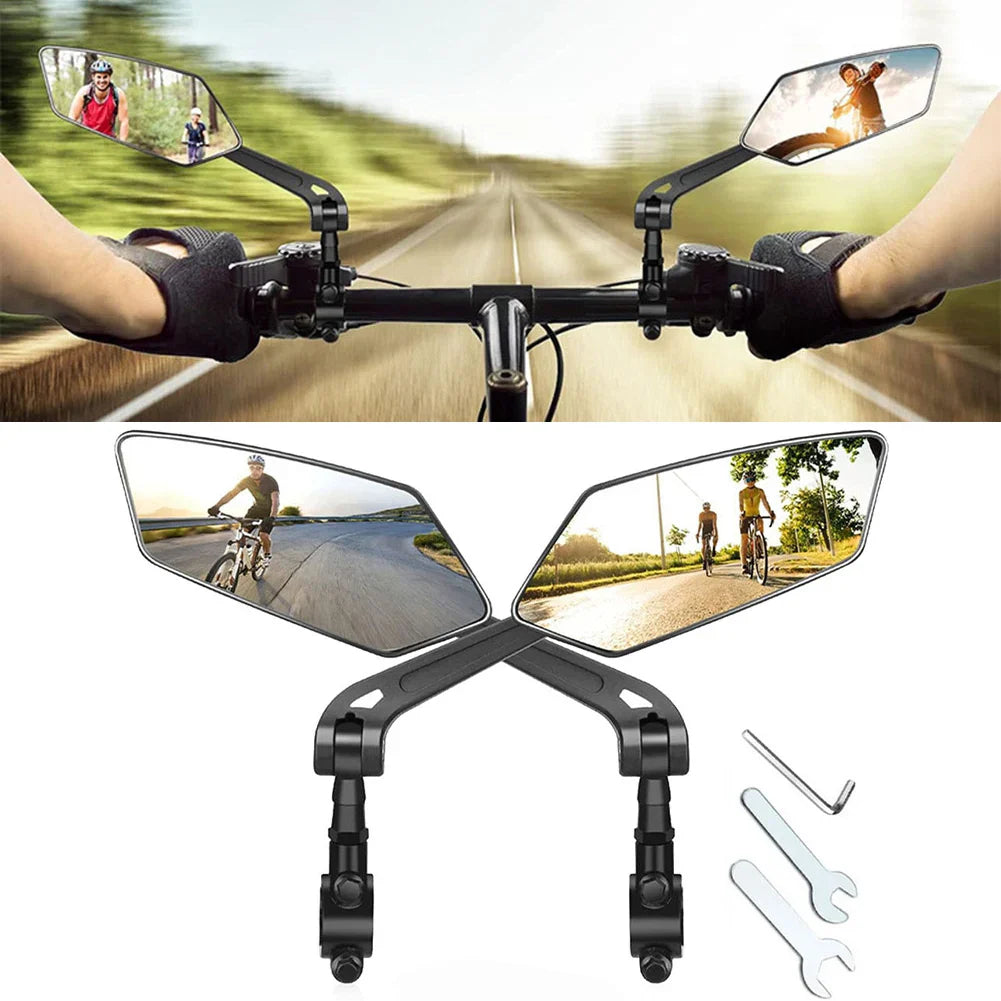 2-Pack Wide-Angle Bike Mirrors