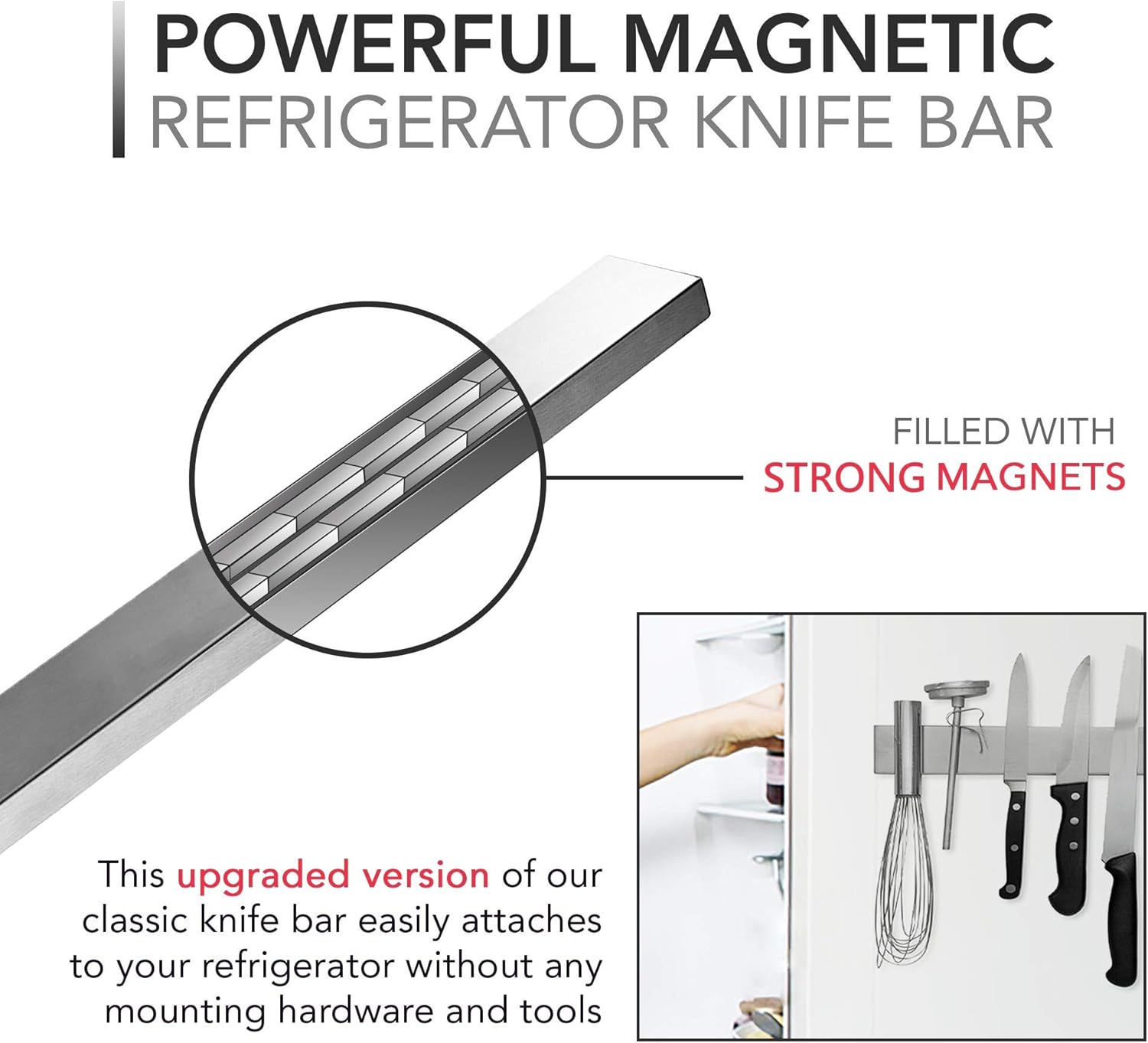 14-Inch Magnetic Knife & Tool Holder