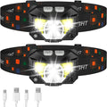 2-Pack Ultra-Bright Rechargeable LED Headlamp