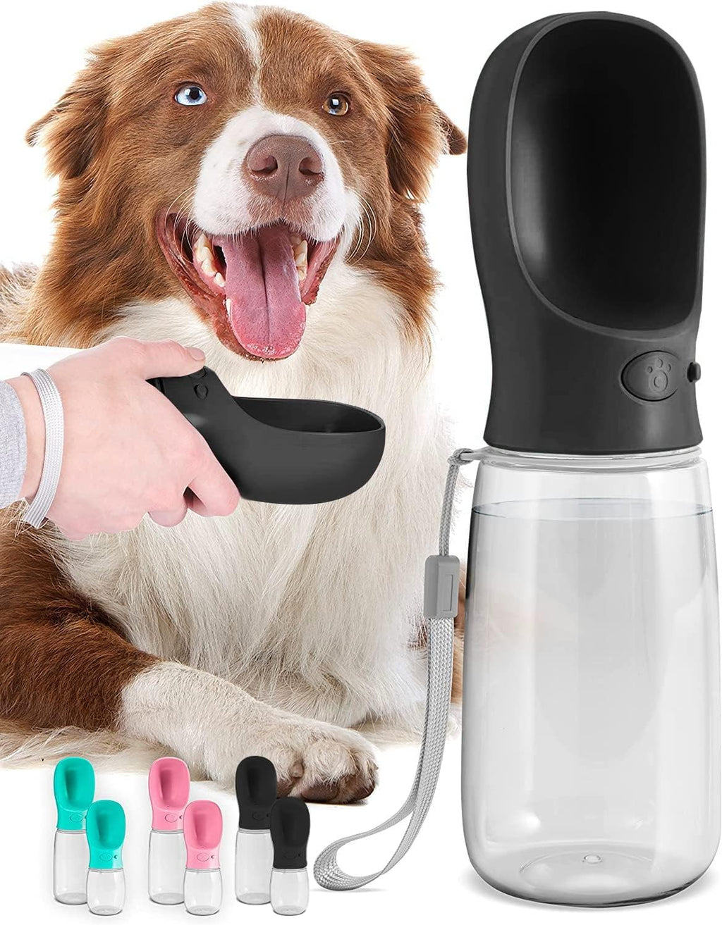 19 oz Portable Dog Water Bottle