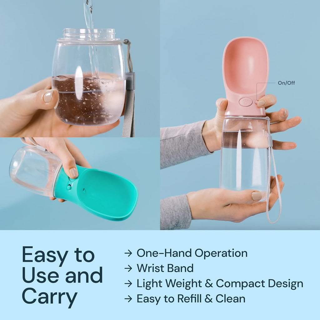 19 oz Portable Dog Water Bottle