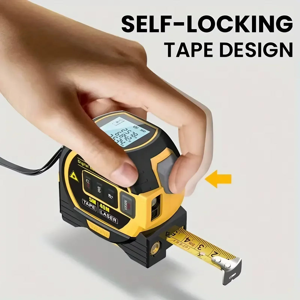 3-in-1 Laser Tape Measure (40m/60m)