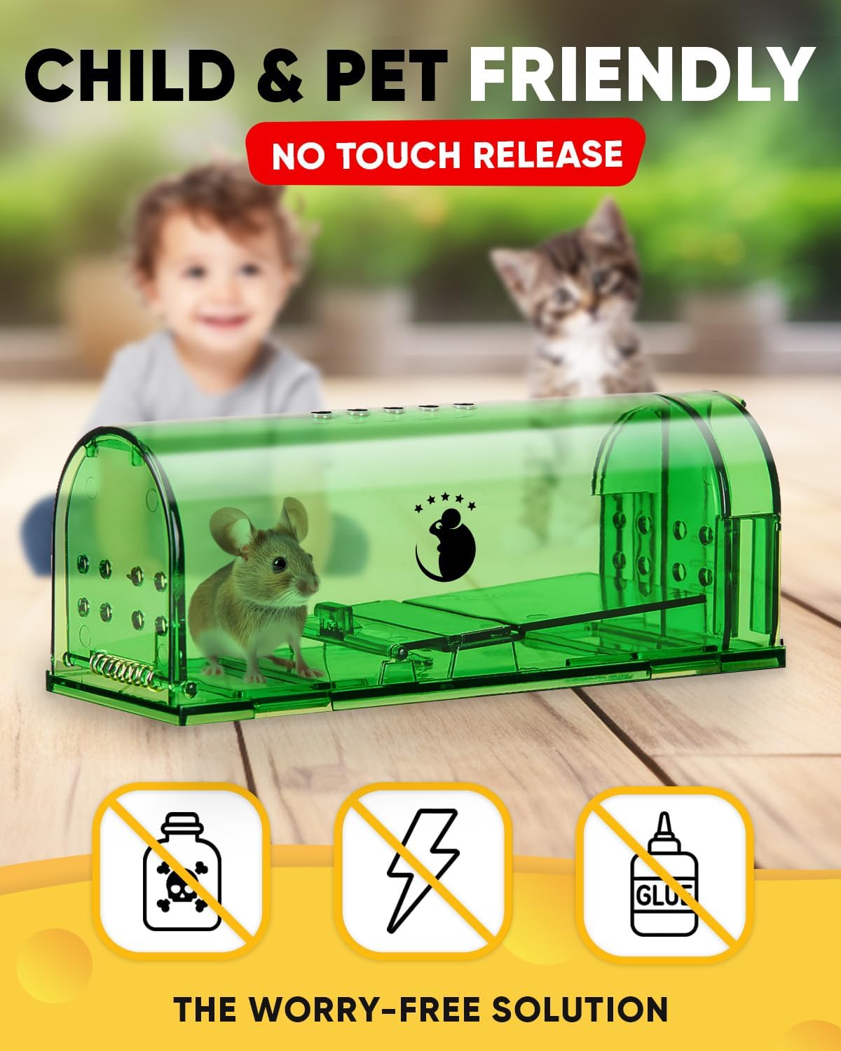 4-Pack Reusable Mouse Trap