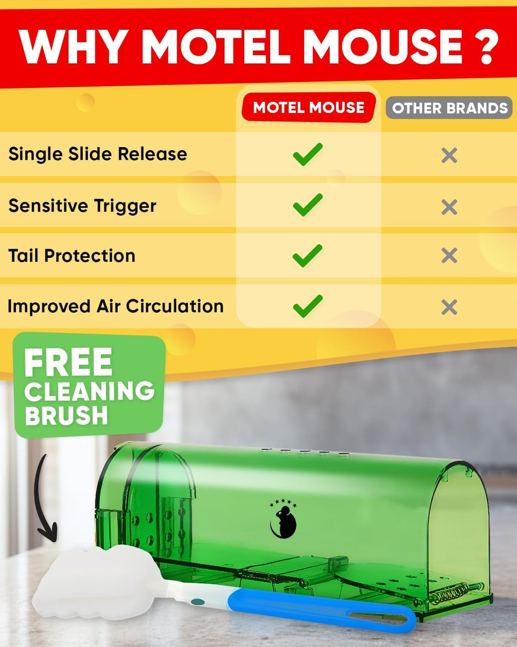 4-Pack Reusable Mouse Trap