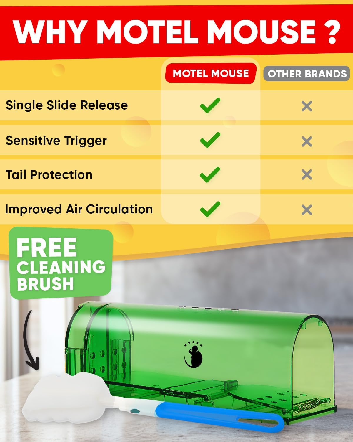 4-Pack Reusable Mouse Trap