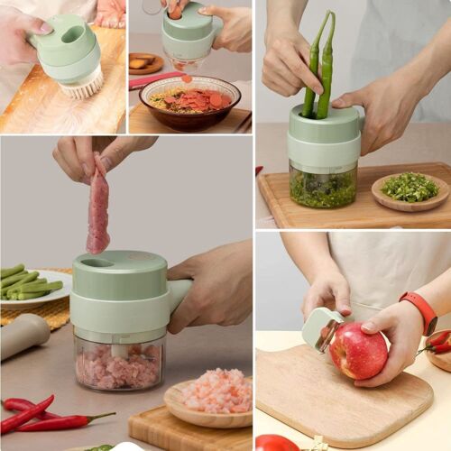 4-in-1 Cordless Electric Food Chopper