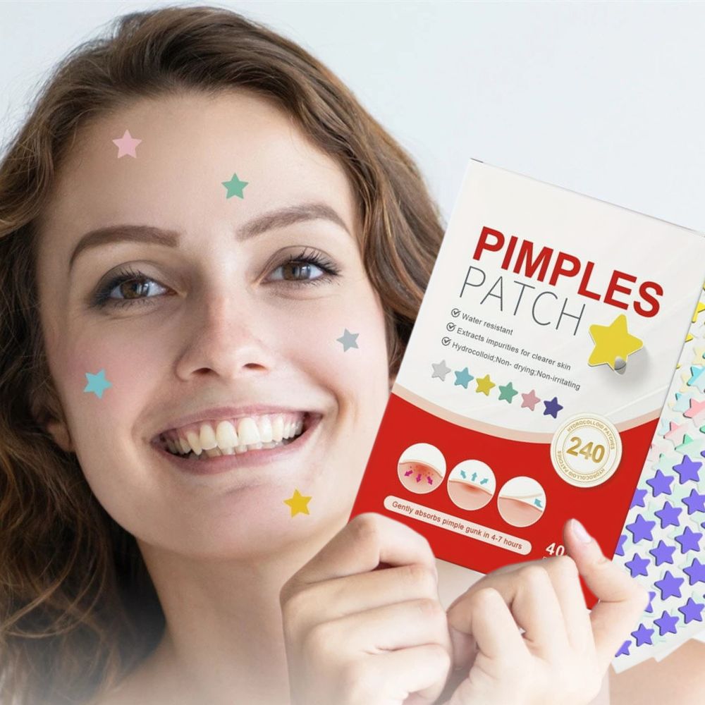 240-Pack Cute Colourful Pimple Patches