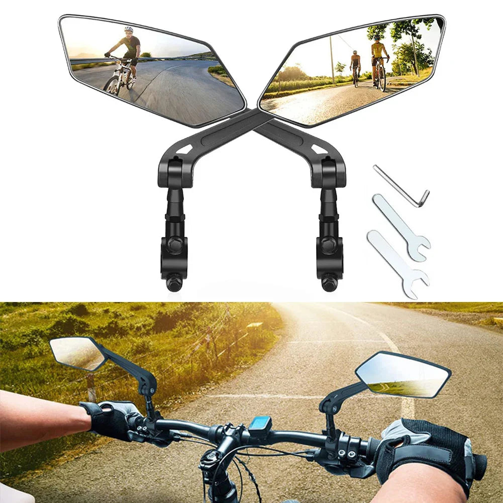 2-Pack Wide-Angle Bike Mirrors