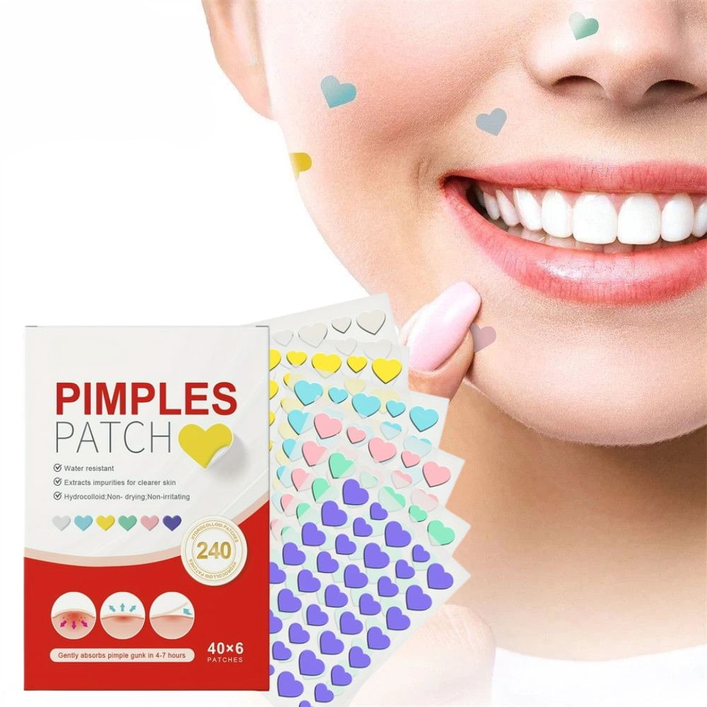 240-Pack Cute Colourful Pimple Patches