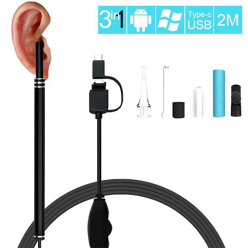 3-in-1 Ear Cleaning Endoscope Camera