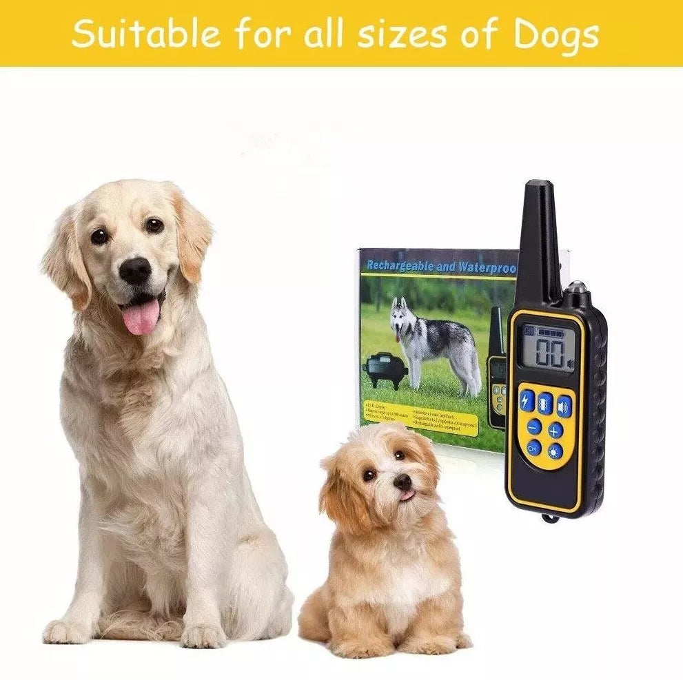 2600 ft Waterproof Dog Training Collar with Remote