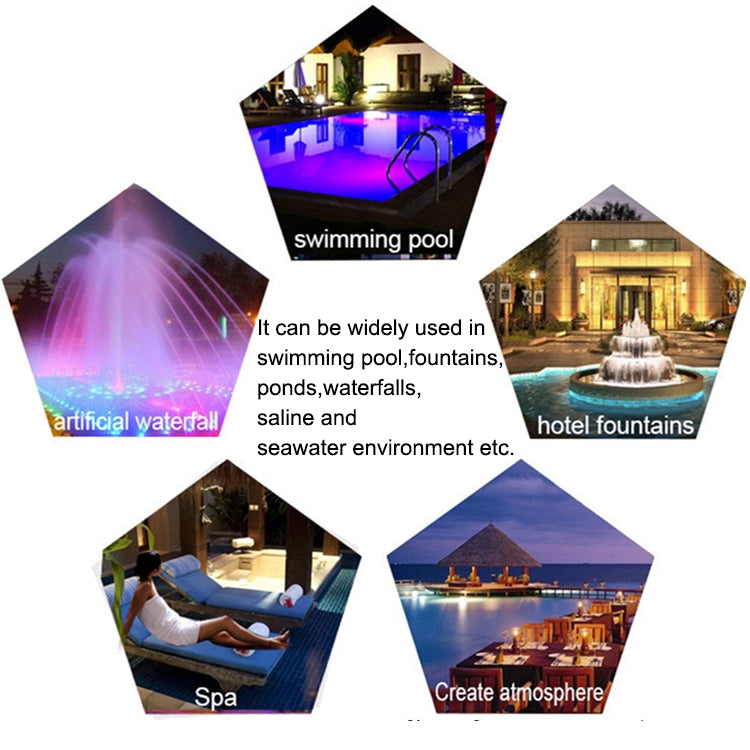 15W LED Wall-Mounted Underwater Pool Light