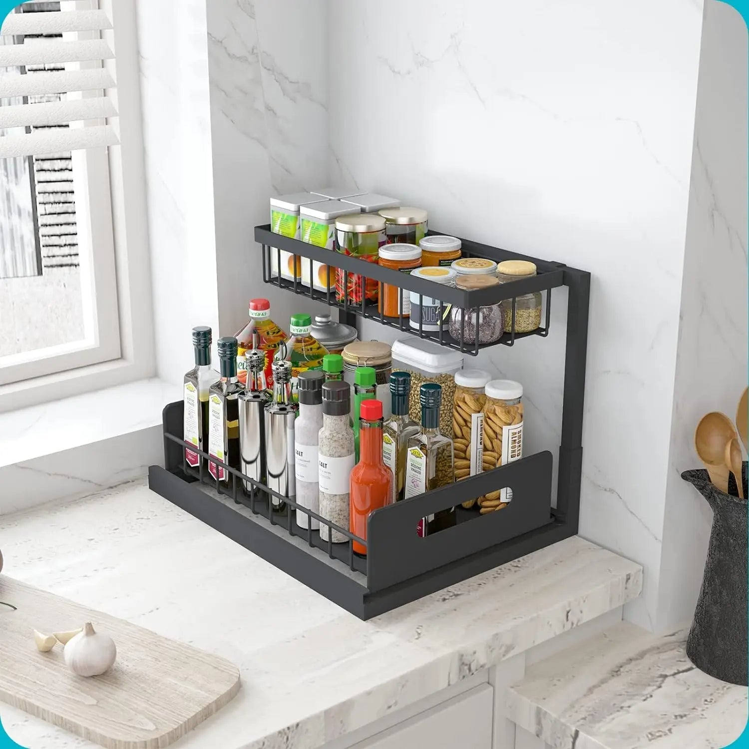 2-Tier Slide-Out Under-Sink Organizer
