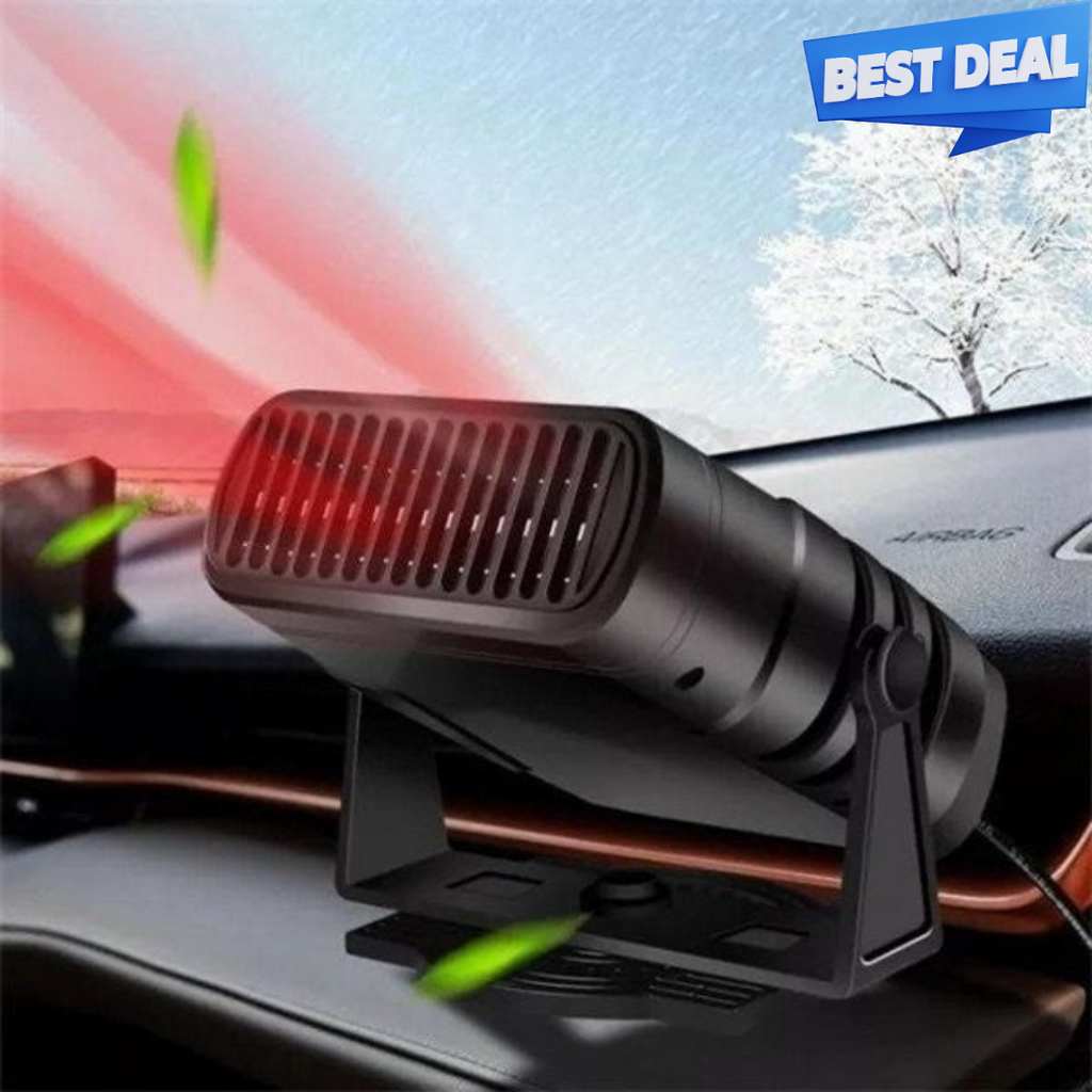 3X Portable 12V Car Heater & Defroster