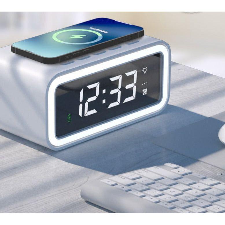 2-in-1 Digital Alarm Clock with Dual Time Display