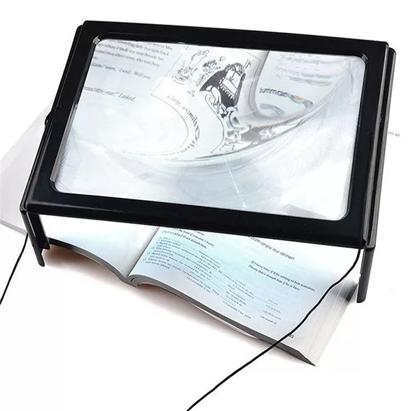 3x Magnifying Reading Glass with LED Light