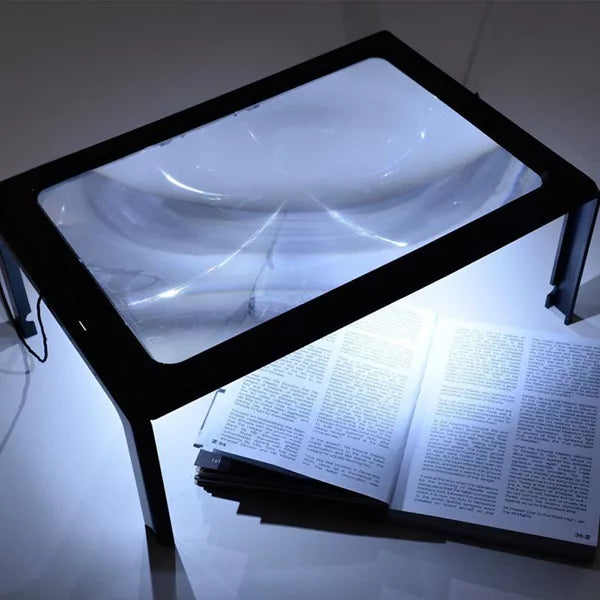 3x Magnifying Reading Glass with LED Light