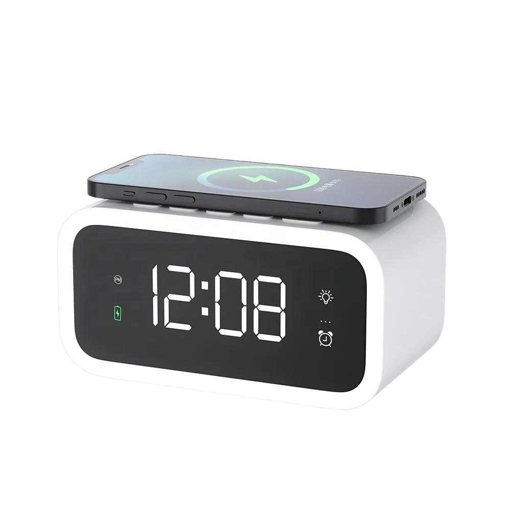 2-in-1 Digital Alarm Clock with Dual Time Display