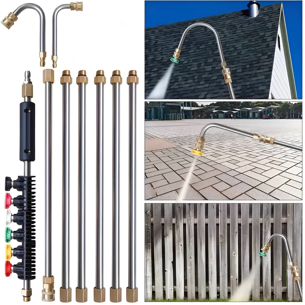 4000 PSI Telescoping Pressure Washer Extension Wand