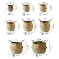 Woven Fruit Bowl — Natural Kitchen Centerpiece