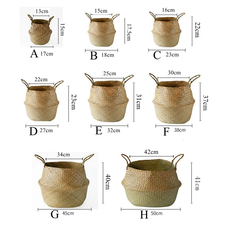 Woven Fruit Bowl — Natural Kitchen Centerpiece
