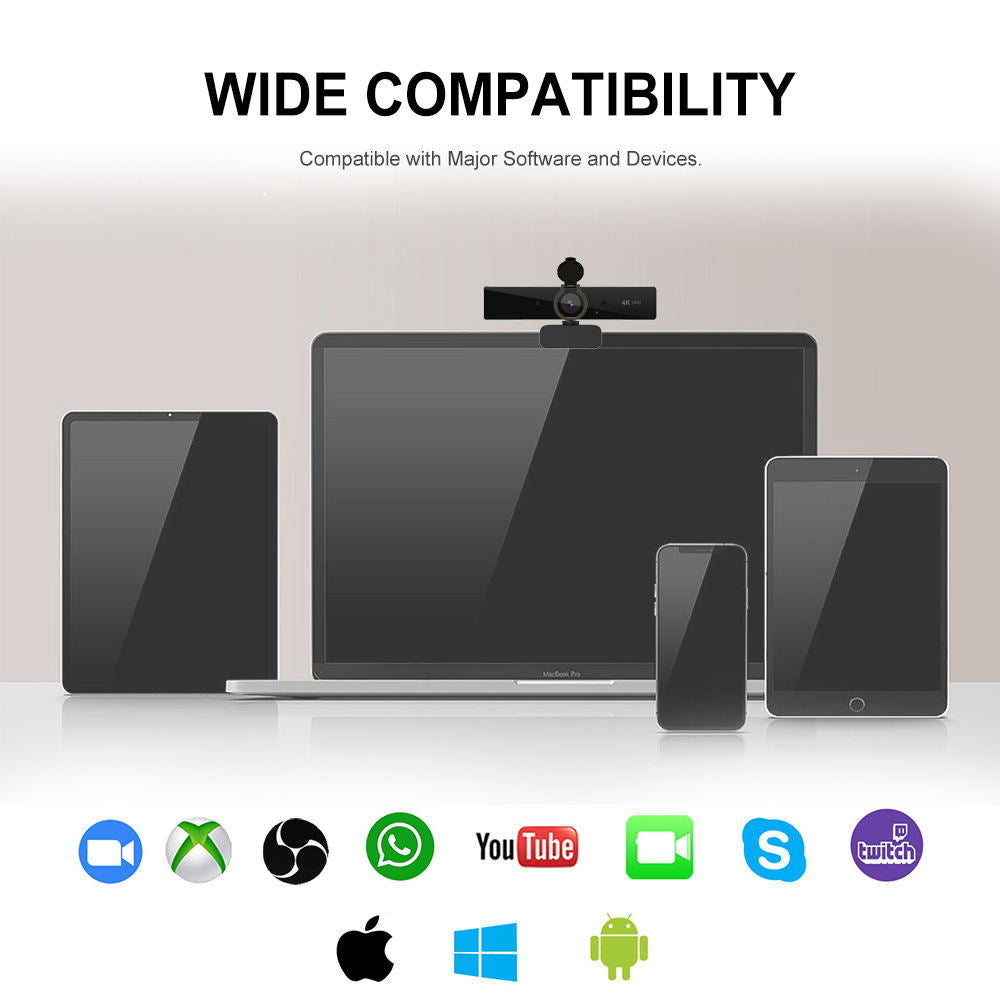4K Ultra HD Webcam