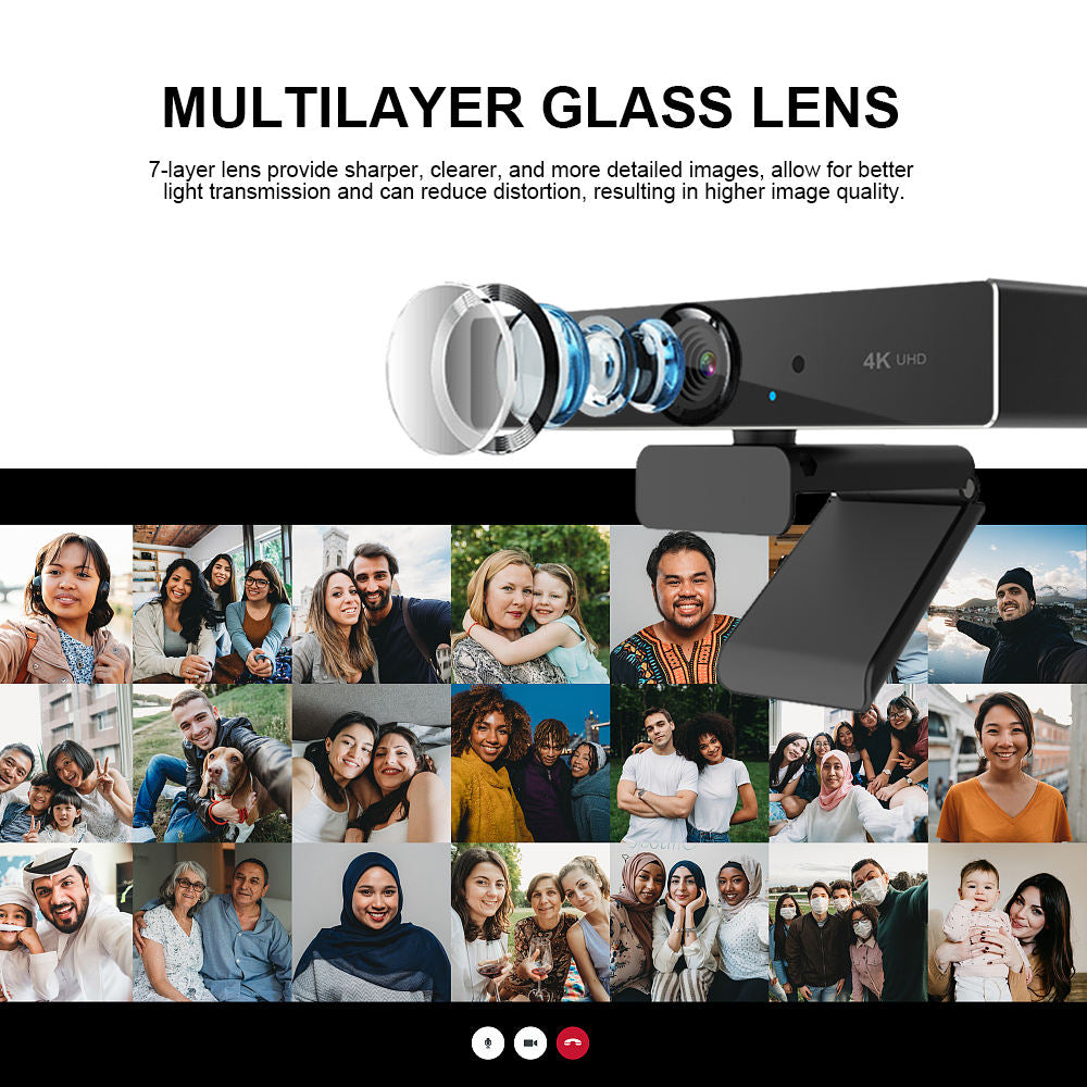4K Ultra HD Webcam