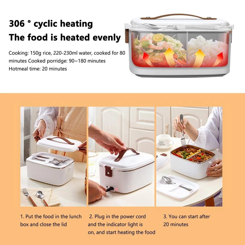 3-in-1 Electric Heated Lunch Box