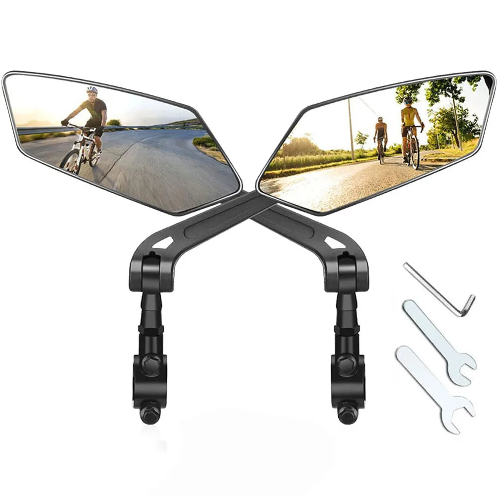 2-Pack Wide-Angle Bike Mirrors