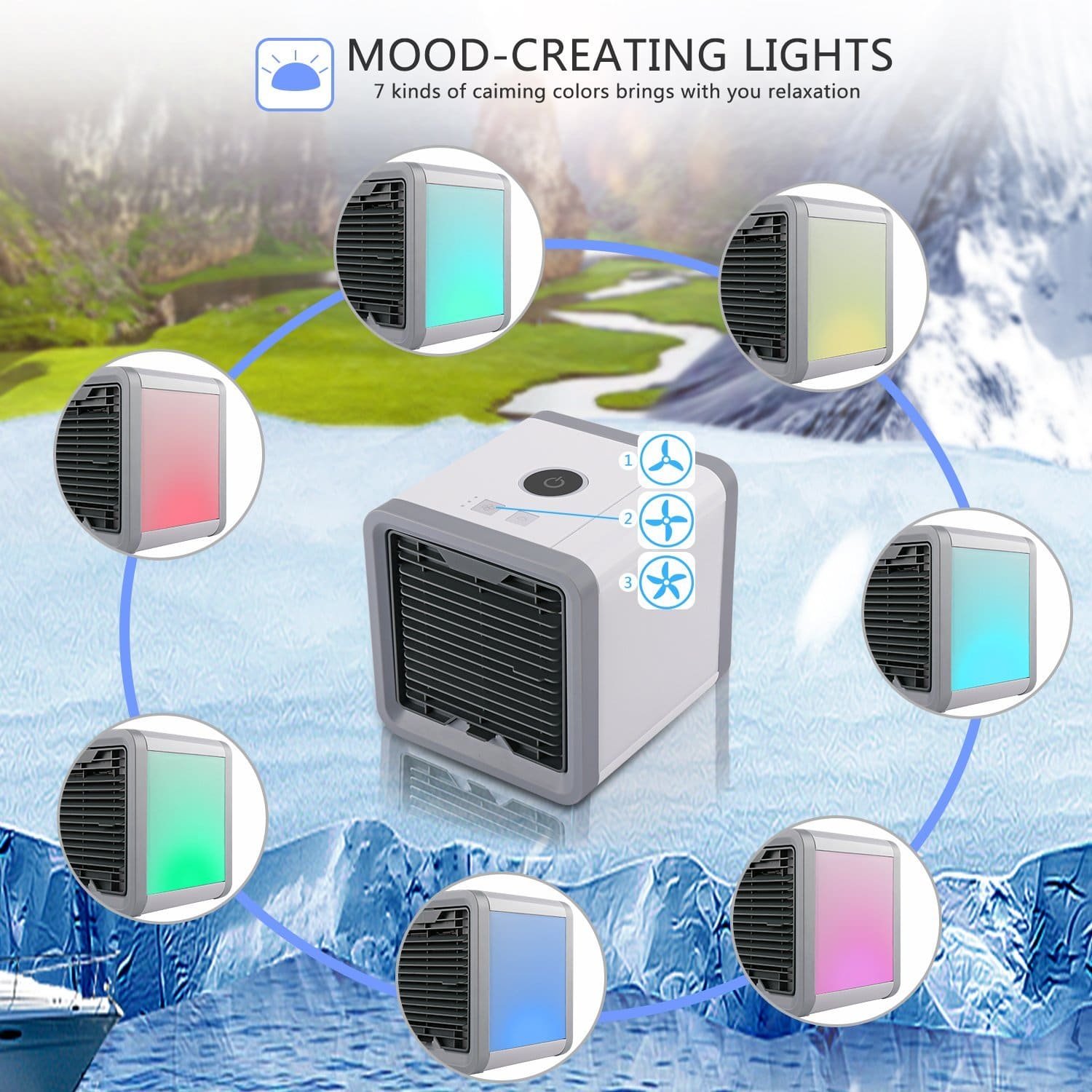 3-in-1 Portable Mobile Air Conditioner