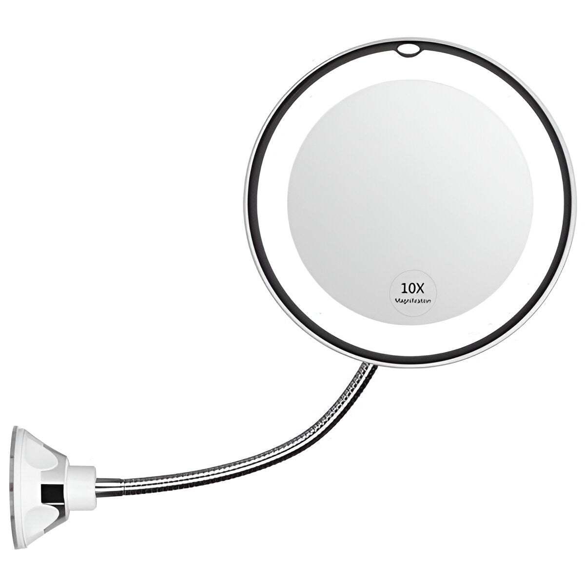 10x Magnifying LED Mirror with Suction Cup